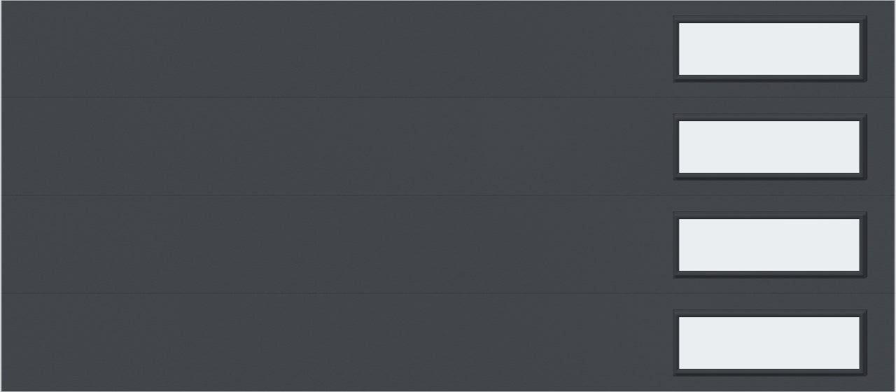 9'x7' Window - Skyflush Right  - Graphiete - Frosted