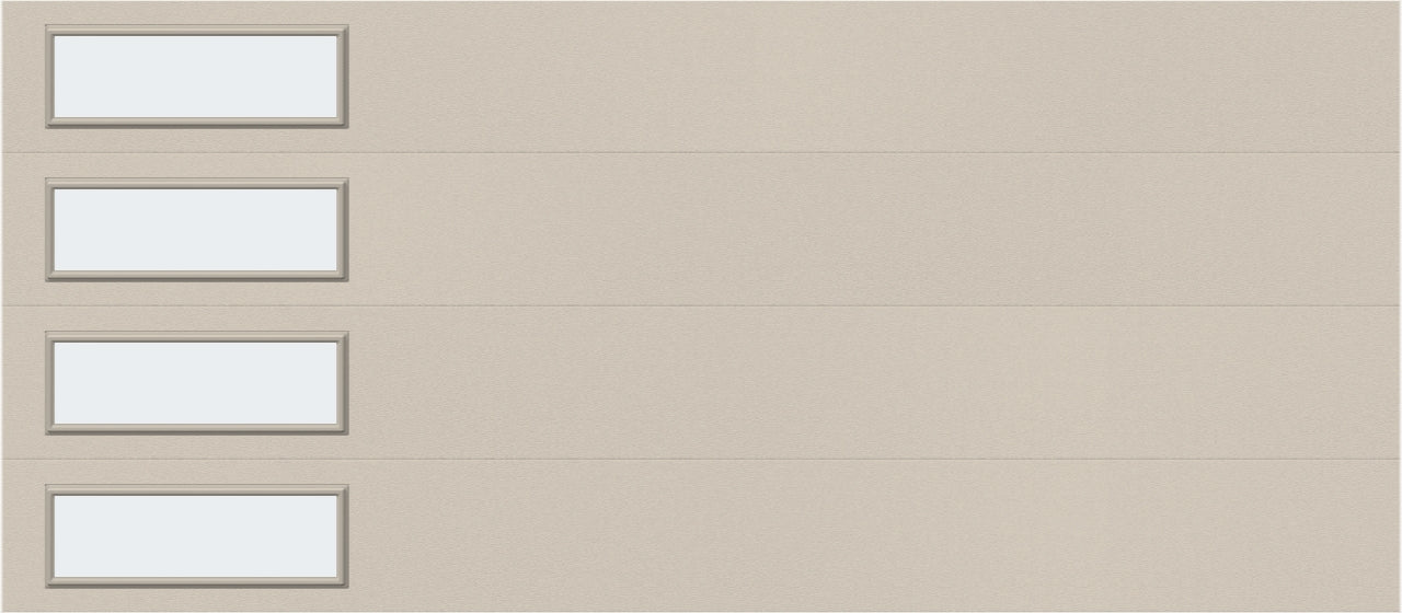 9'x7' Window - Skyflush Left - Almond - Frosted