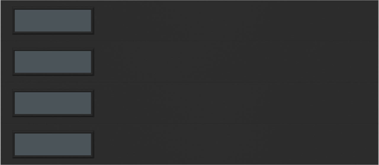 16'x7' Window - Skyflush Left  - Black - Tinted