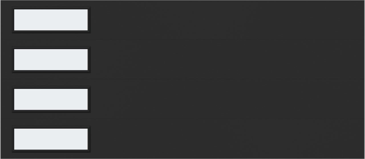 9'x7' Window - Skyflush Left - Black - Frosted