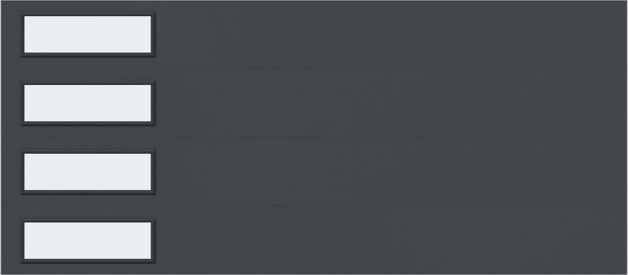 9'x7' Window - Skyflush Left   - Graphiete - Frosted