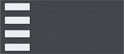 16'x7' Window - Skyflush Left  - Graphite - Frosted