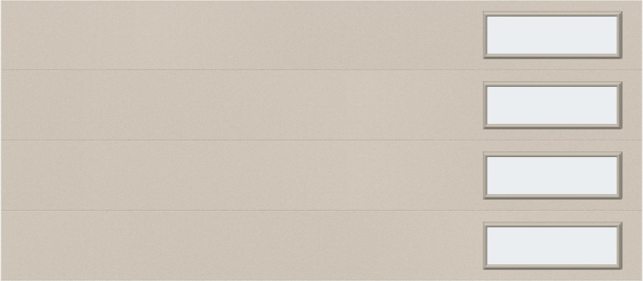 9'x7' Window - Skyflush Right  - Almond - Frosted