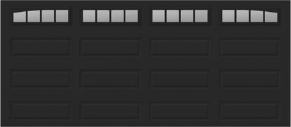 16x7 -  Long with glass Arched Stockbridge Long - Clear  With glass Long - Black