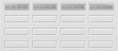 16x7 -  Long with glass Arched Stockbridge Long - Clear  With glass Long - White