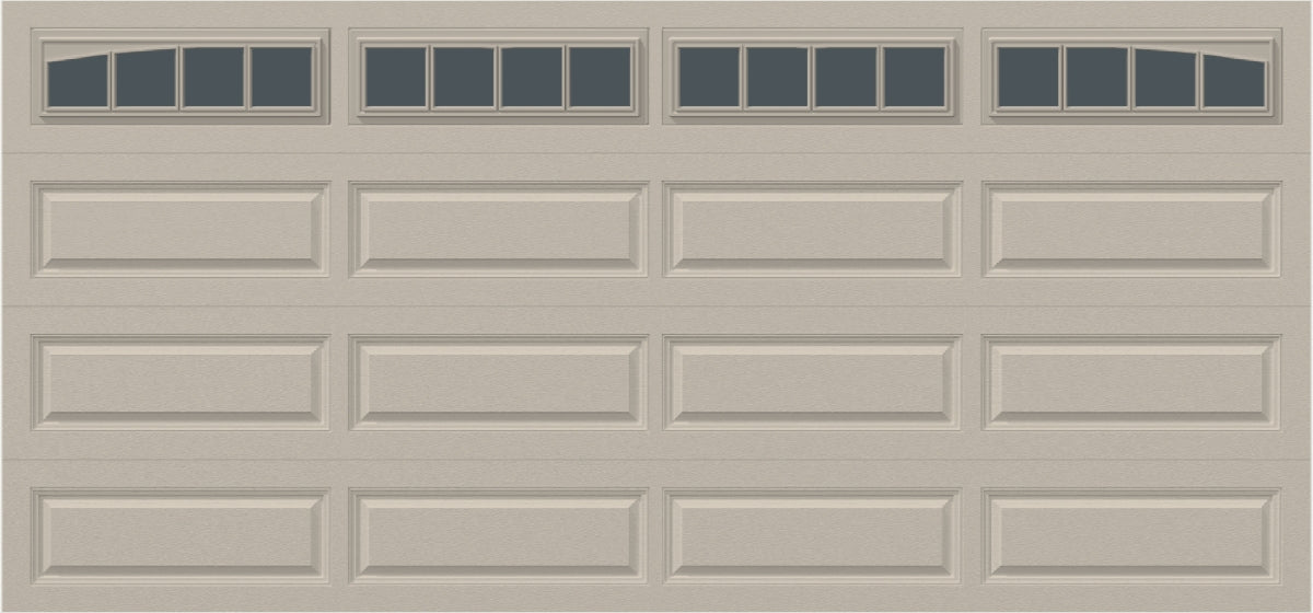 15x7 - Arched Stockbridge Long - Tinted With glass Long - Almond