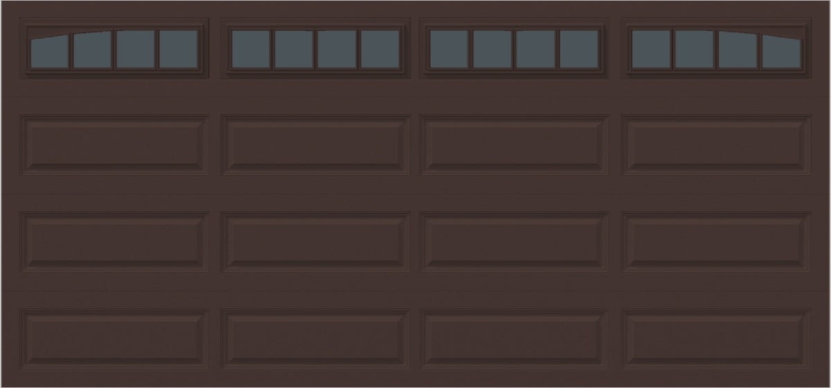 15x7 -  Arched Stockbridge Long - Tinted With glass Long - Brown