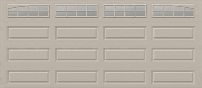 16x7 - Arched Stockton Long - Clear  With glass Long - Almond