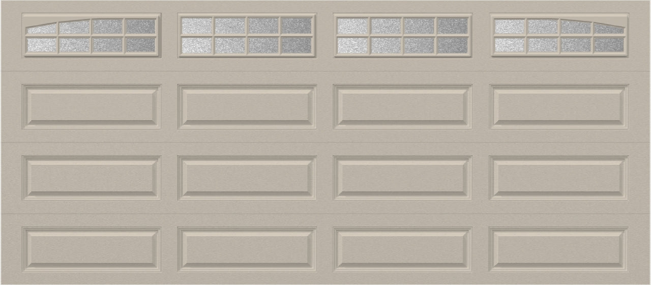 16x7 - Arched Stockton Long - ObscureWith glass Long - Almond