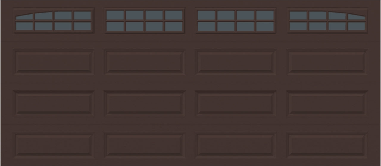 16x7 - Arched Stockton Long - Tinted With glass Long - Brown