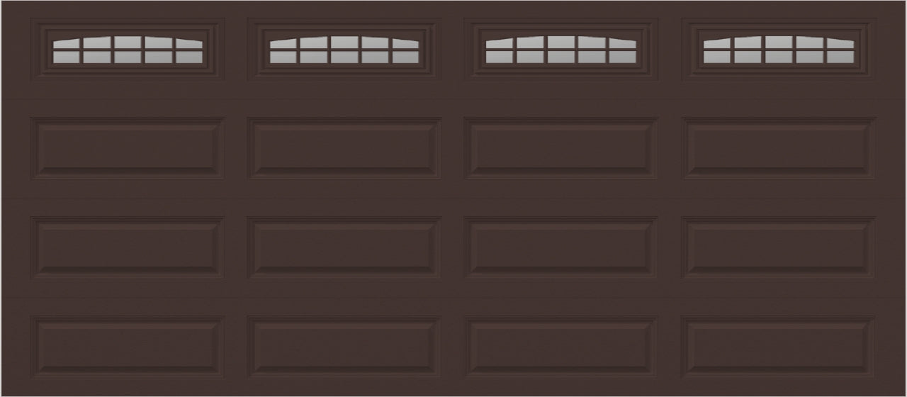 16x7 -  Cascade - Clear  With glass Long - Brown