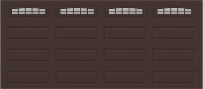 16x7 -  Cascade - Clear  With glass Long - Brown