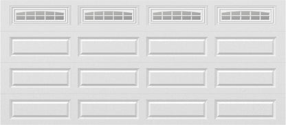 16x7 -  Cascade - Clear  With glass Long - White