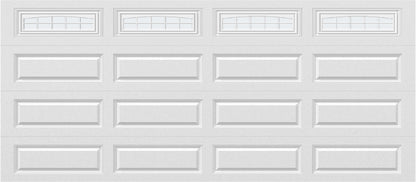 16x7 -  Cascade - Frosted  With glass Long - White