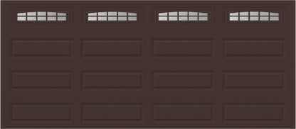 16x7 -  Cascade - Obscure  With glass Long - Brown