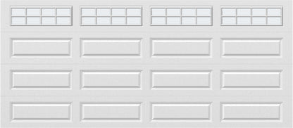 16x7 - Frosted -  Long -Stockton With glass Long - White