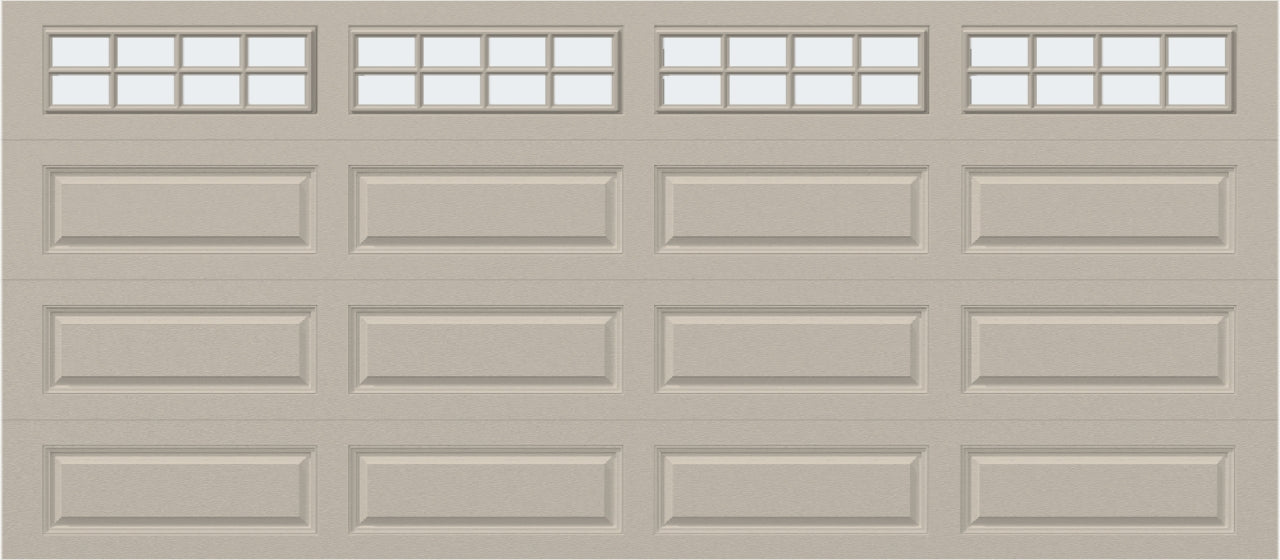 16x7 - Frosted - Long - Stockton With glass Long - Almond.