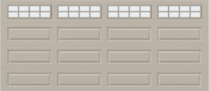 16x7 - Frosted - Long - Stockton With glass Long - Almond.