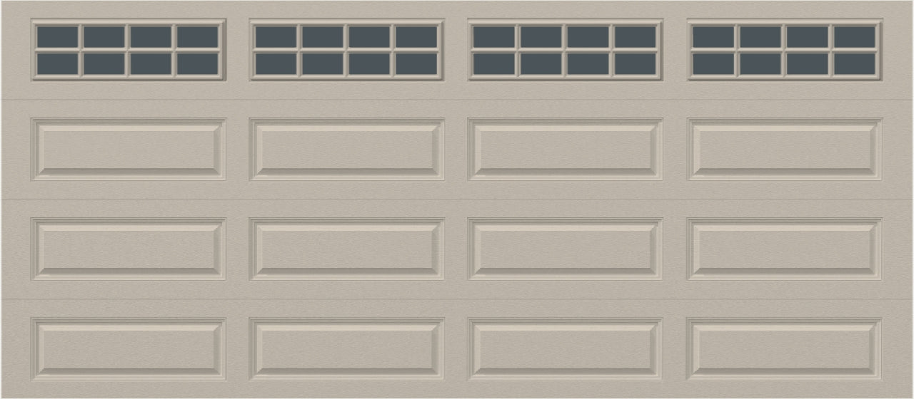 16x7 -  Tinted - Long Stockton With glass - Almond