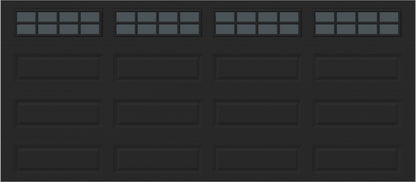 16x7 -  Tinted - Long Stockton With glass - Black