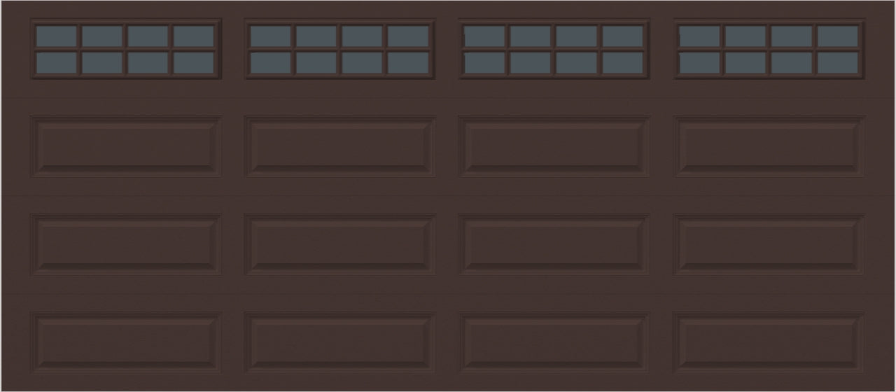 16x7 -  Tinted - Long Stockton With glass - Brown