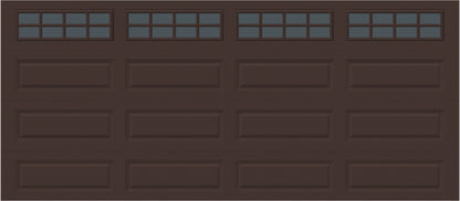 16x7 -  Tinted - Long Stockton With glass - Brown