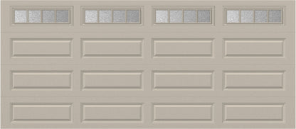 16x7 - Straight Stockbridge Long - Obscure With glass Long - Almond