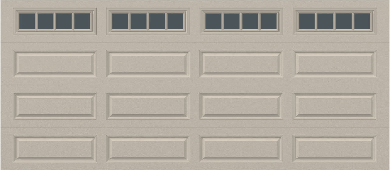 16x7 - Straight Stockbridge Long - Tinted   With glass Long - Almond