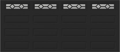 16x7 -  Waterton Long 1 - Clear -   With glass Long - Black