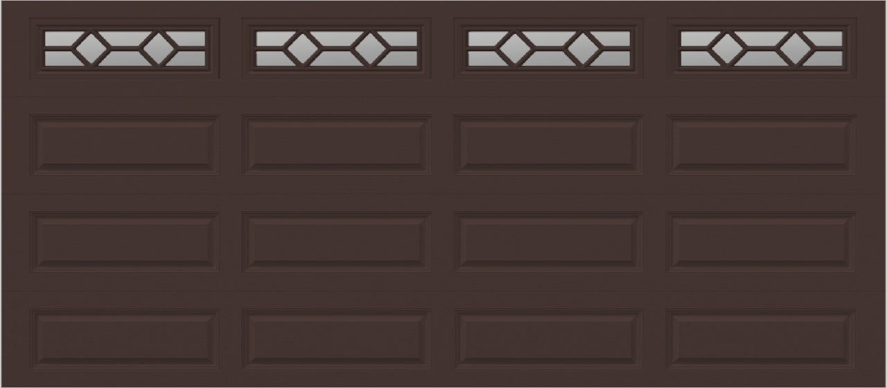 16x7 -  Waterton Long 1 - Clear -  With glass Long - Brown