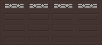 16x7 -  Waterton Long 1 - Clear -  With glass Long - Brown