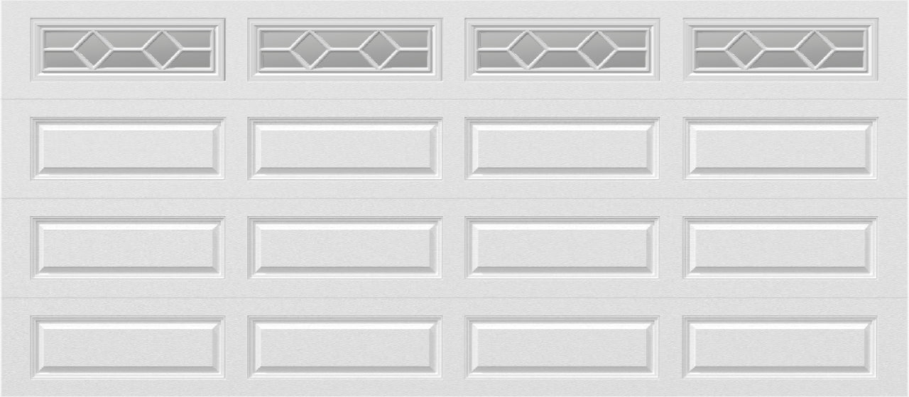 16x7 -  Waterton Long 1 - Clear - With glass Long - White