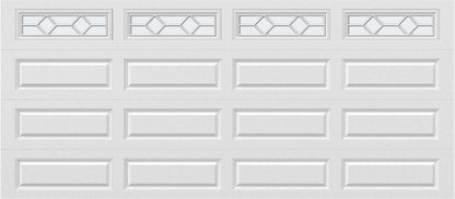 16x7 -  Waterton Long 1 - Frosted - With glass Long - White