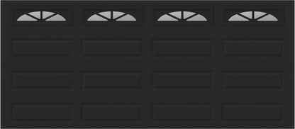 16x7 -  Waterton Long 2  - Clear -   With glass Long - Black