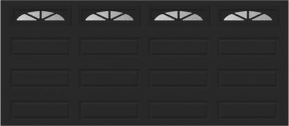 16x7 -  Waterton Long 2 - Obscure - With glass Long - Black