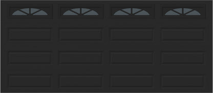 16x7 -  Waterton Long 2 - Tinted -   With glass Long - Black