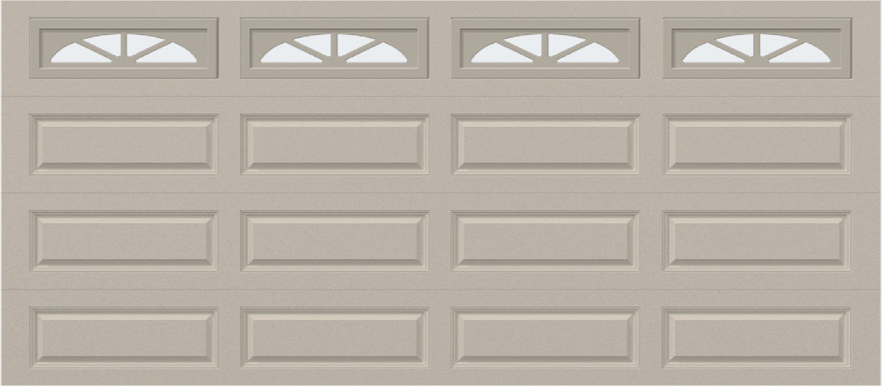 16x7 -  Waterton Long 2 - Frosted -  With glass Long - Almond