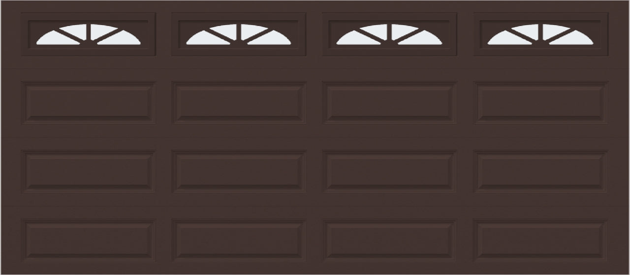 16x7 -  Waterton Long 2 - Frosted -  With glass Long - Brown