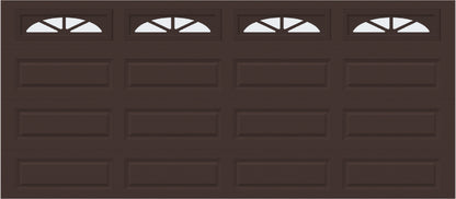 16x7 -  Waterton Long 2 - Frosted -  With glass Long - Brown