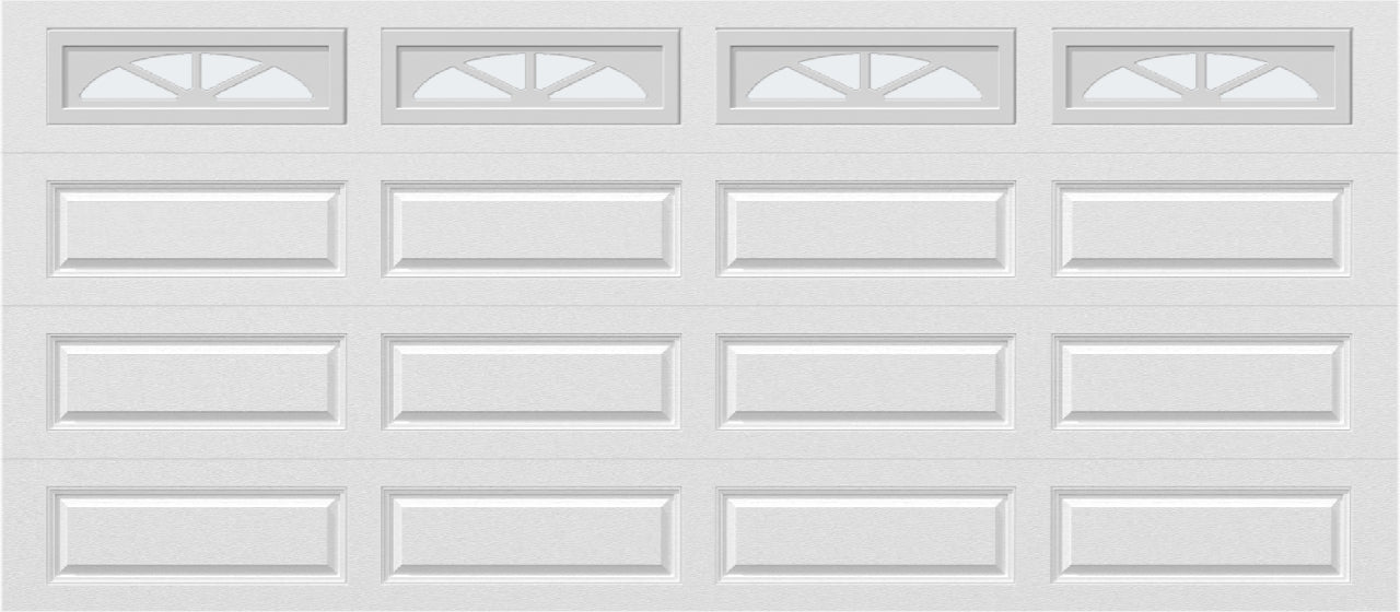 16x7 -  Waterton Long 2 - Frosted - With glass Long - White