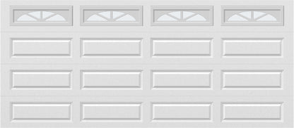 16x7 -  Waterton Long 2 - Frosted - With glass Long - White