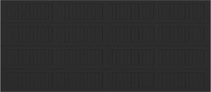 16x7 - No glass Long - Black