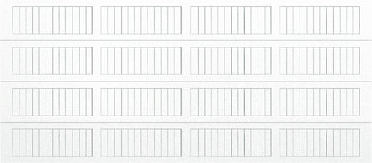 16x7 - No glass Long - White