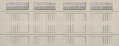 18x7 - Arched Stockton Long - Clear  With glass Long - Almond