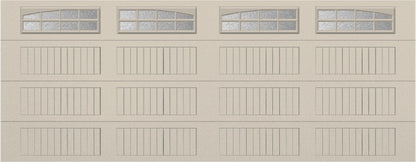 18x7 - Arched Stockton Long - ObscureWith glass Long - Almond