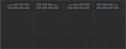 18x7 - Arched Stockton Long - Tinted With glass Long - Black