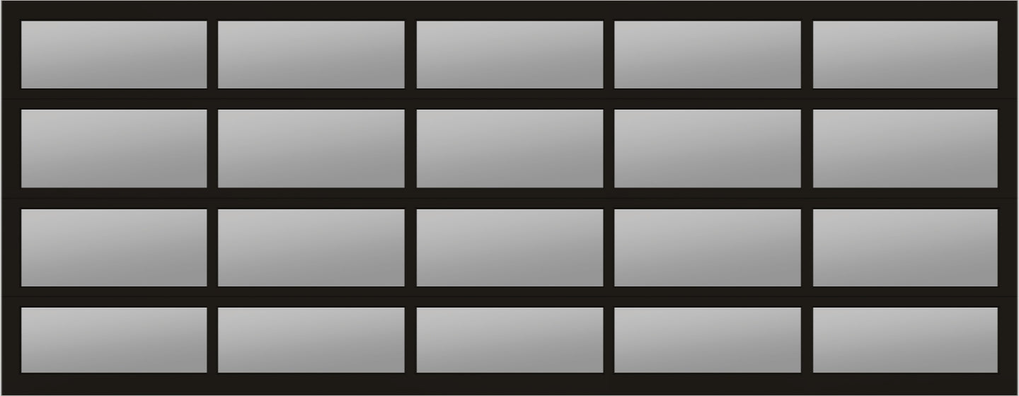 18'x7' Window - Aluminum - Dark Bronze - Clear