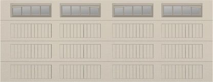 18x7 - Long with glass Arched Stockbridge Long - Clear  With glass Long - Almond