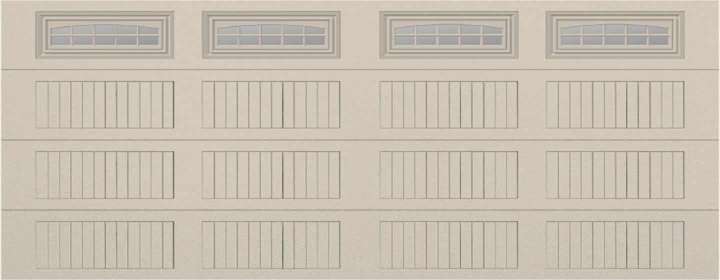 18x7 - Cascade - Clear  With glass Long - Almond