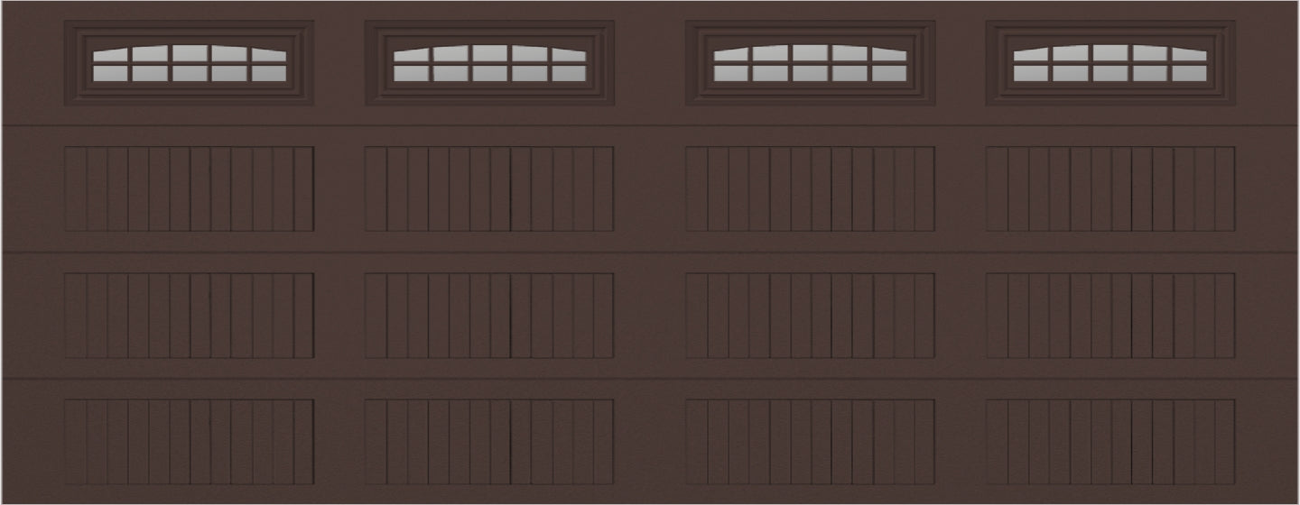 18x7 -  Cascade - Clear  With glass Long - Brown